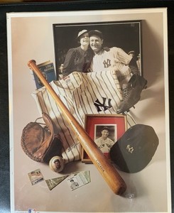 No. 6 The Iron Horse Lou Gehrig Poster New York Yankees 1993 Memorabilia 