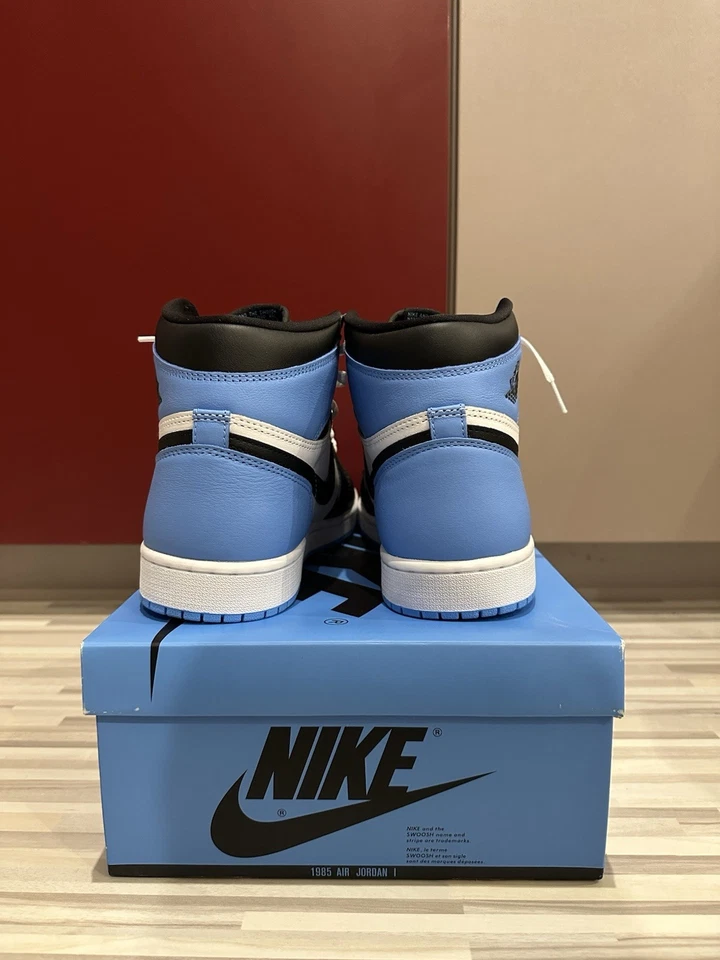 Nike Air Jordan 1 Retro High OG University Blue UNC Toe EU 44 / US 10 - Bild 4 von 4