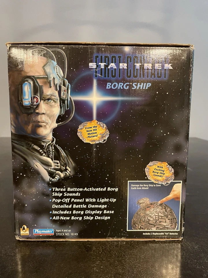 Star Trek First Contact Borg Ship коллекционное издание серии Playmates 1996 - Изображение 2 из 4