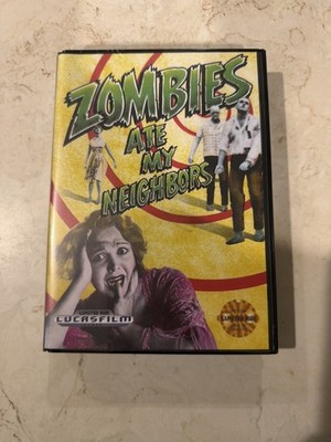 Zombies Ate My Neighbors NEW & SEALED for Sega Genesis Black Cart - Limited Run