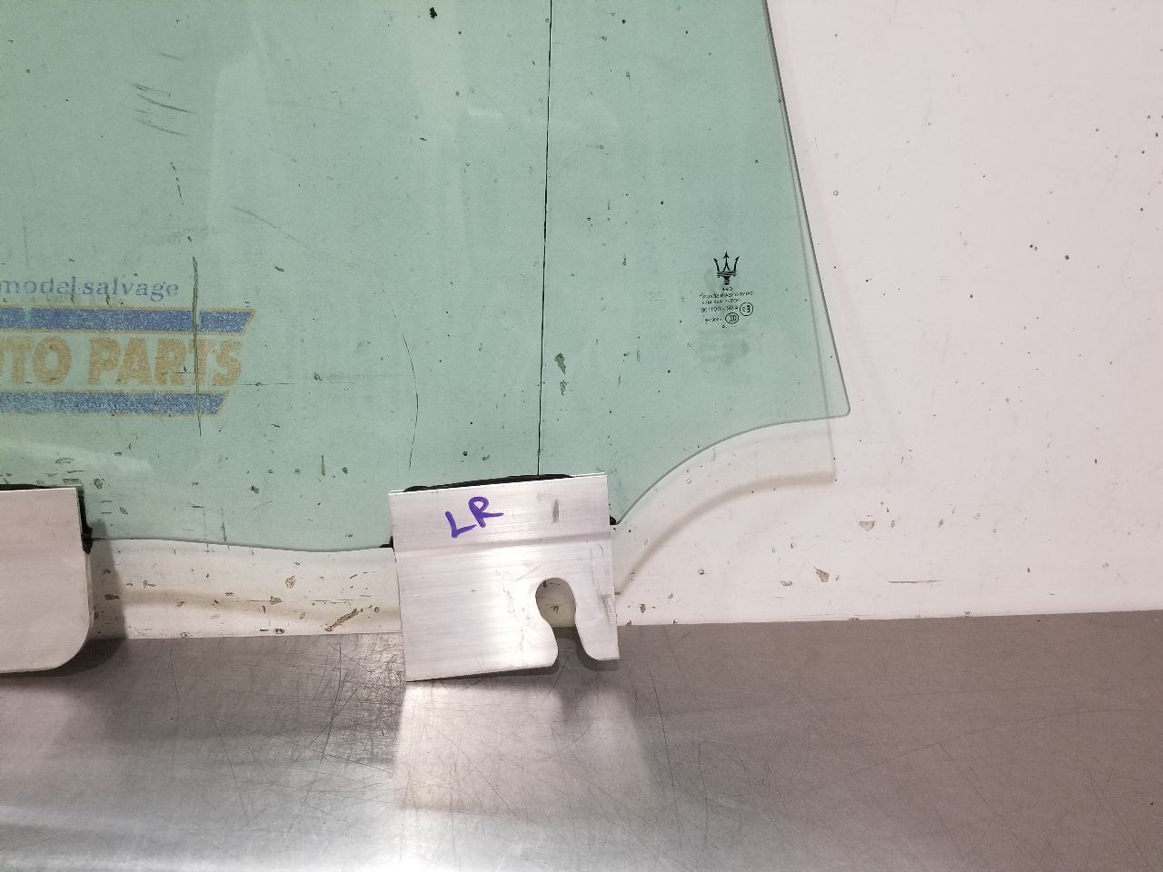 14 2014 MASERATI GHIBLI SQ4 REAR DOOR WINDOW GLASS