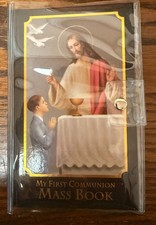 Heart of Jesus First Holy Communion 4 pc Set,For a boy New - Gftshp-73