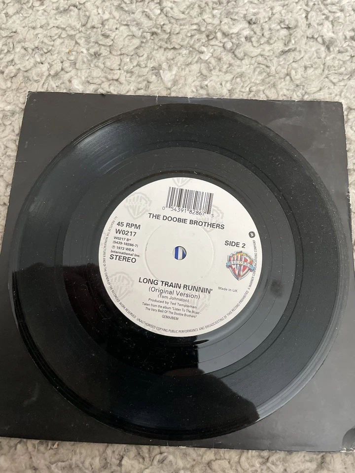 The Doobie Brothers - Long Train Running’ 7” Black Vinyl Single Warner Brothers - Image 3 of 4