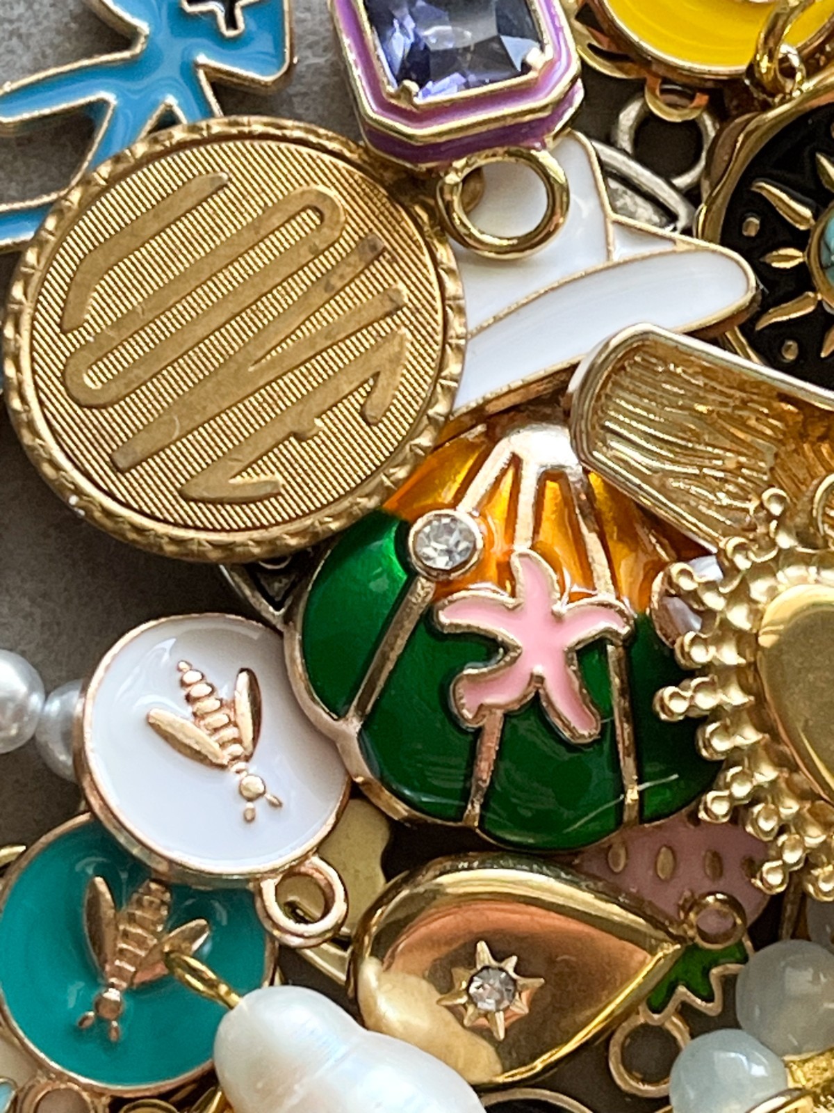 50 Assorted Charms for Jewelry Making | DIY Craft Pendants Lot Mixed ...