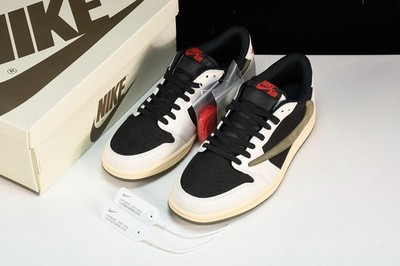 New Nike Air Jordan 1 Retro OG Low Travis Scott Olive Ship immediately