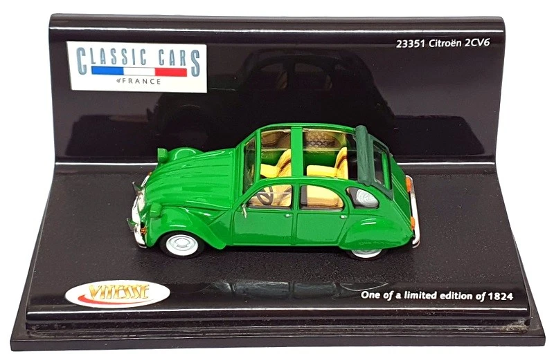 Vitesse масштаб 1/43 литая модель 23351 - Citroen 2CV6 - зеленая - Изображение 4 из 4