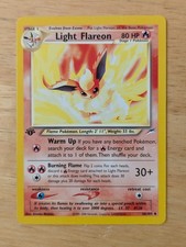 Pokemon Card Neo Destiny Light Flareon 46/105 1st Edition Uncommon on eBay