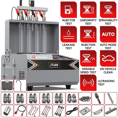 #ad FOXWELL JT400 Car GDI Fuel Injector Cleaner Ultrasonic Injector Cleaning Machine $368.27