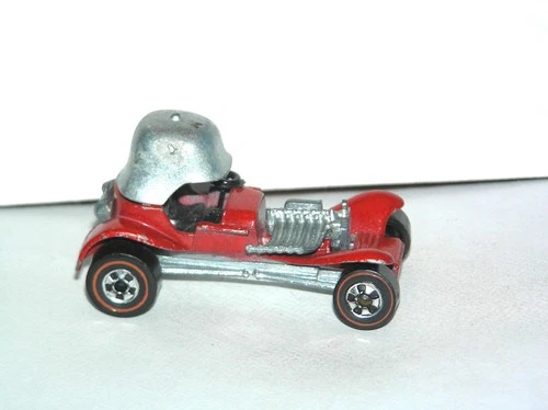 70s Hot Wheels Redline Red Baron ENAMEL FLYING COLORS NICE WHEELS/BASE CLASSIC!