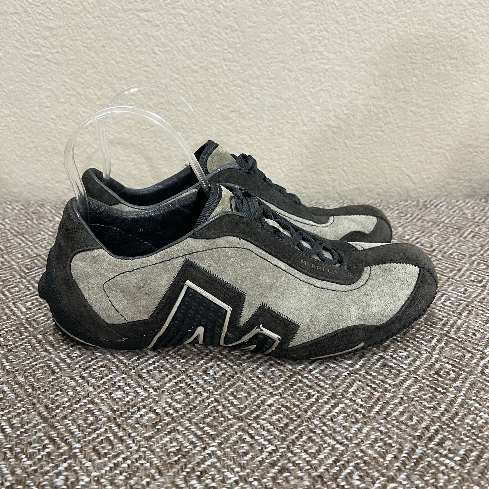 Scarpe da trekking Merrell Relay Fly pelle tortora orso scuro outdoor donna taglia 9 passeggio