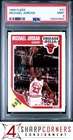 1989 FLEER #21 MICHAEL JORDAN BULLS HOF PSA 9