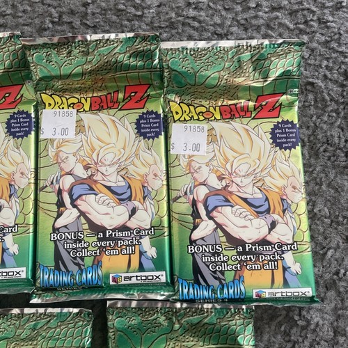 (5) Dragon Ball Z Series 4 Trading Cards - Sealed Booster Pack - ArtBox - Picture 4 of 10