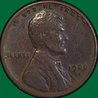 1926-D Lincoln Wheat Cent Very Fine VF Coin, Cleaning #36170