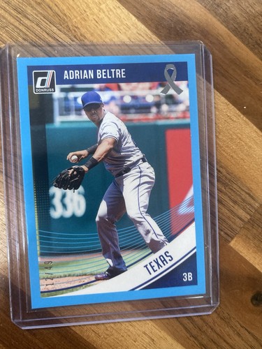 2018 Panini Donruss Adrian Beltre #182 Father's Day Ribbon /49
