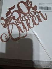 50 Birthday Cake Topper