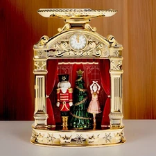 Bath & Body Works Christmas Nutcracker Light Box Pedestal 3 Wick CANDLE HOLDER🌲