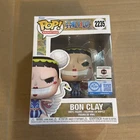 Funko POP! One Piece Bon Clay PR Chalice Collectibles Ex #2235 W/ Protector