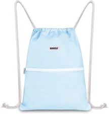 Drawstring Backpack String Bag Sackpack Cinch Water Resistant Nylon for Gym Shop