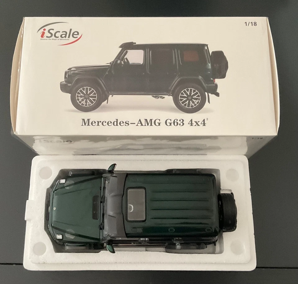 Mercedes G-Class G63 AMG V8 Biturbo 4x4 (W463) 2022 1/18 I-Scale - Immagine 4 di 4