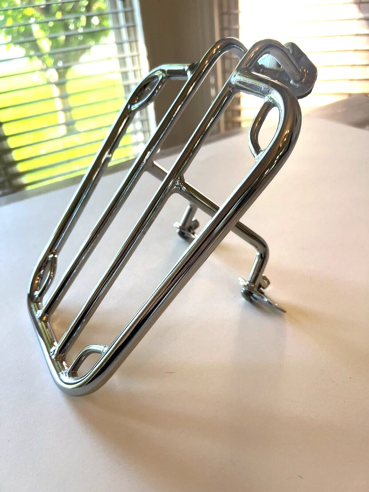 Portaequipajes Motherwell cromado solo (de Harley Davidson Dyna Superglide 2007) Foto 2 de 4