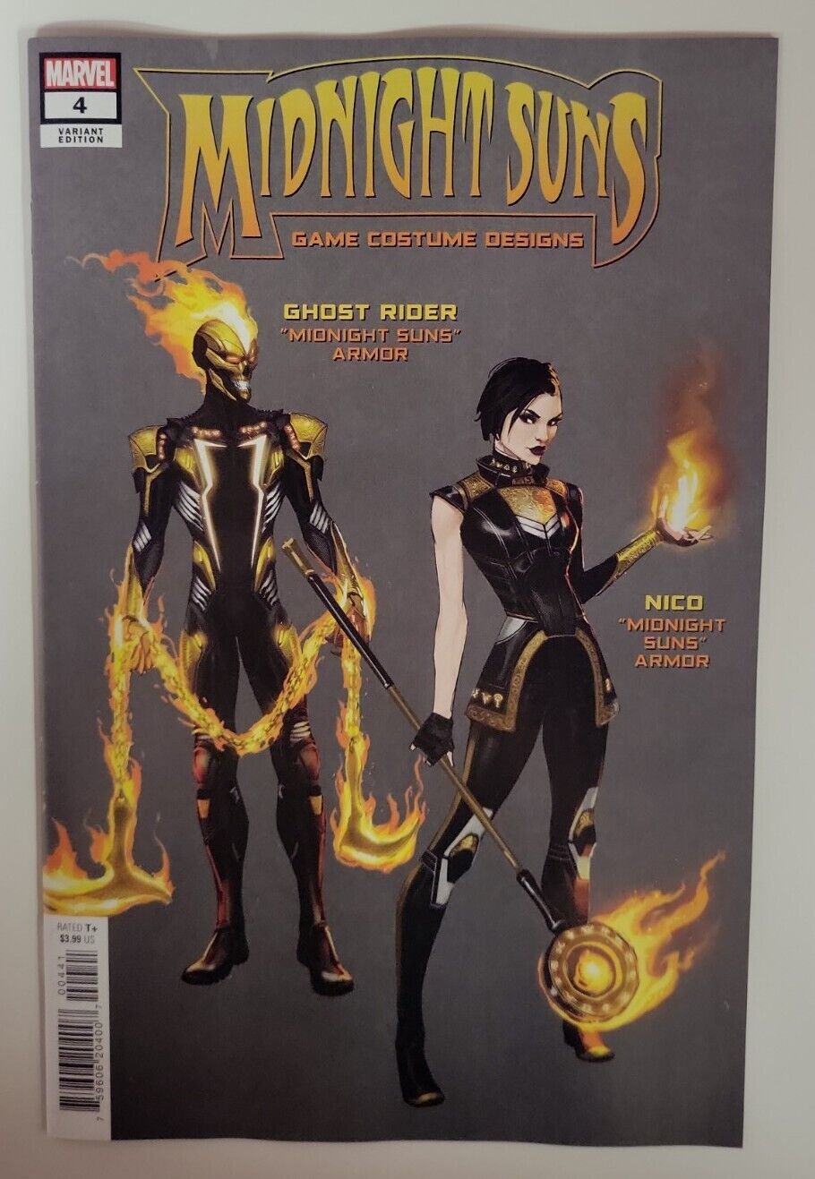 🔥MIDNIGHT SUNS #4 02/2023 NM/NM- GHOST RIDER GAME VARIANT MARVEL COMICS 