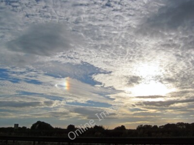 Foto 6x4 Sundog oder Heiligenschein bei Alrewas - 1 Fradley I could't resist c2010