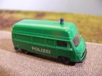 1/87 Aps Hanomag Polizei Hochdach Kasten Euromodell 09013