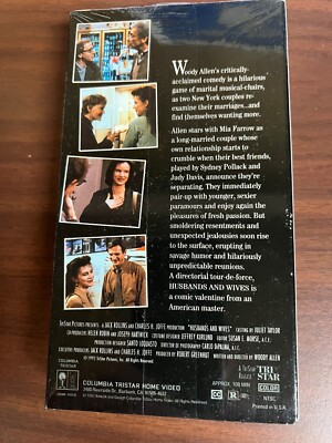 Husbands and Wives (VHS, 1993, Closed Captioned) for sale online