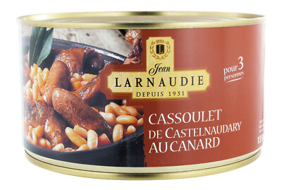 Cassoulet Castelnaudary au Canard mit Ente und Würstchen Dose 1350g Eintopf 