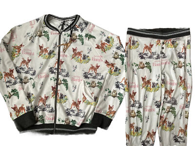 Primark Disney Thumper Bambi lounge wear jacket & pants UK 6-8 BNWT
