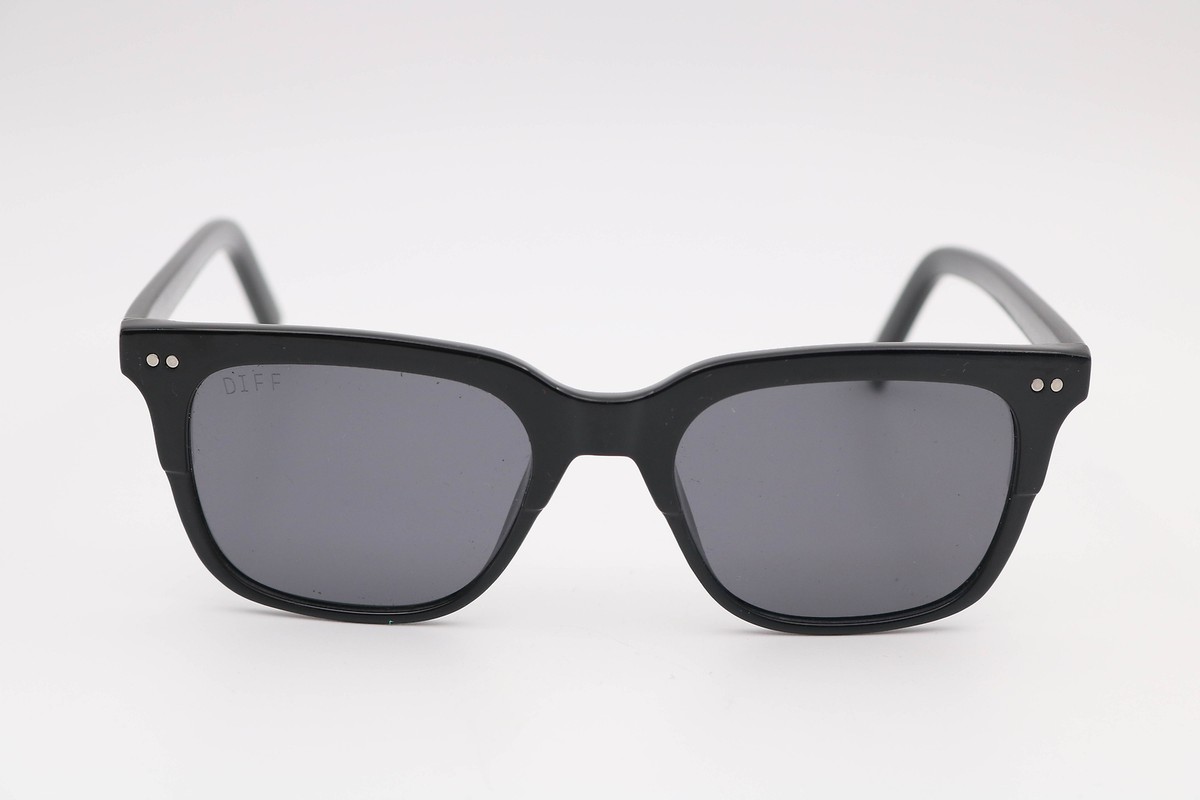 DIFF EYEWEAR Billie Polarized Sunglasses 53mm Black Grey DIFF Eyeware - Billie Fiery Tortoise Grey Polarized  main image 4