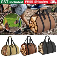 Firewood Carrier With Handles Durable Oxford Cloth Log Carrier Wood Carring Bag