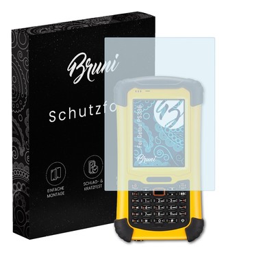 Bruni 2x Folie für Getac PS336 Schutzfolie Displayschutzfolie