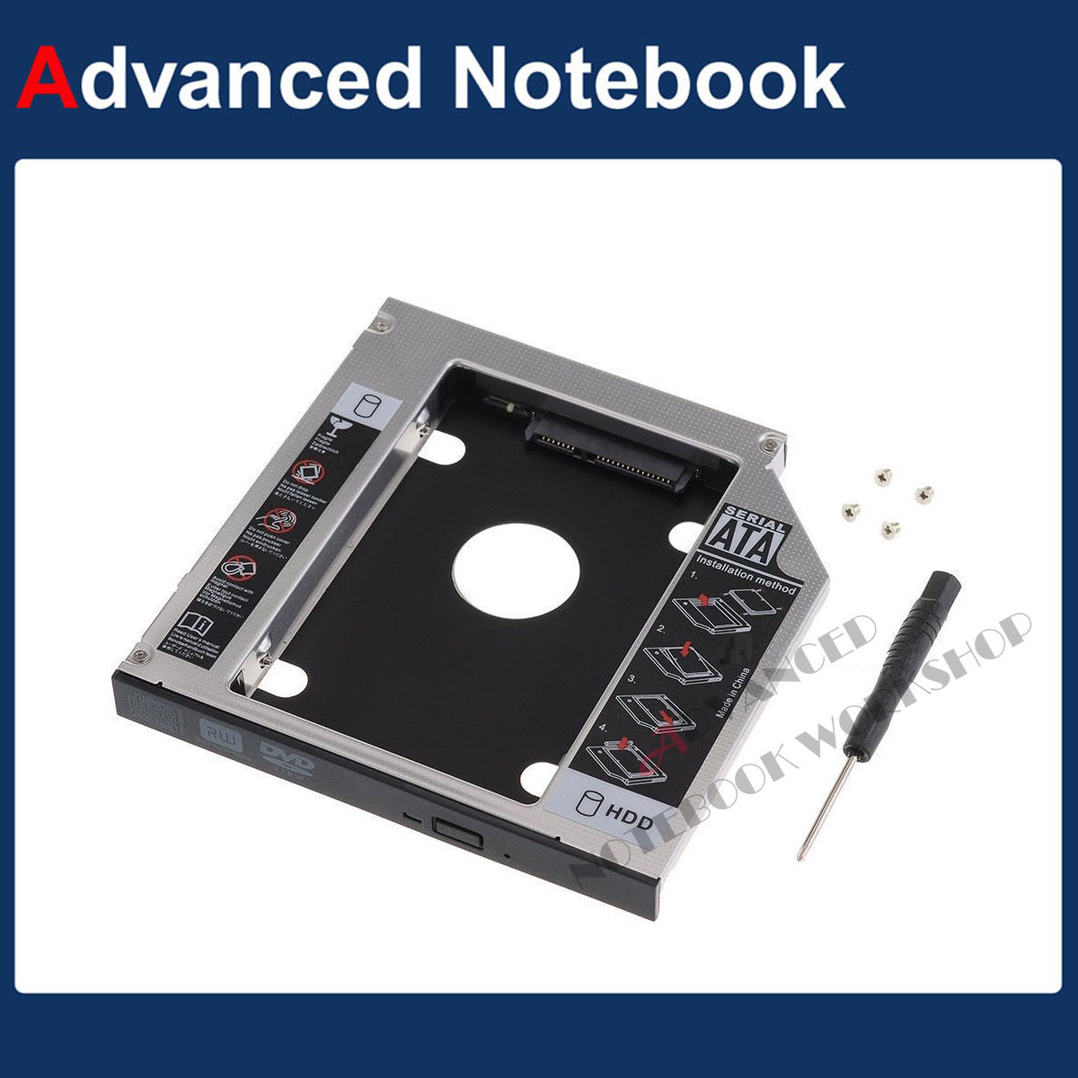 2nd SSD HDD hard drive Caddy For Lenovo Thinkpad IBM T430 T530