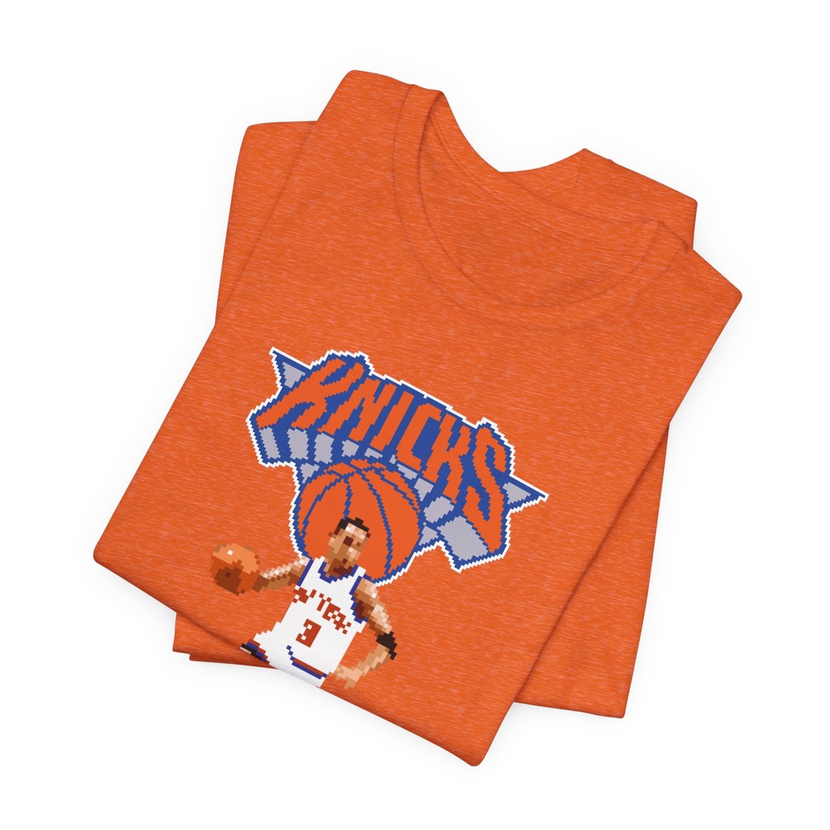 John Starks New York Knicks NBA Tecmo Pixel 8Bit Premium