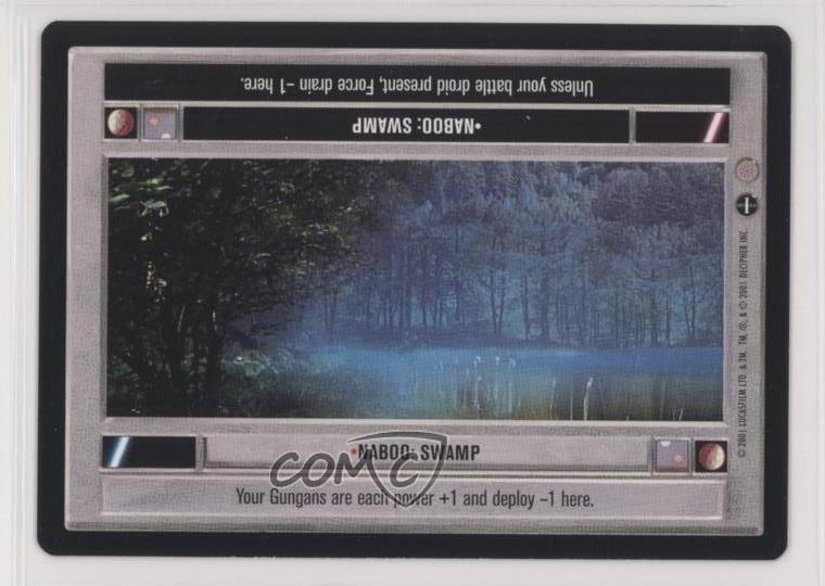 2001 Star Wars Customizable Card Game: Coruscant Naboo: Swamp s1t