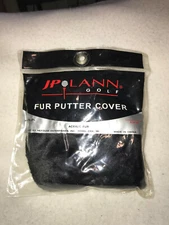 JP Lann Fur Blade Style Putter Headcover Black RH  NEW