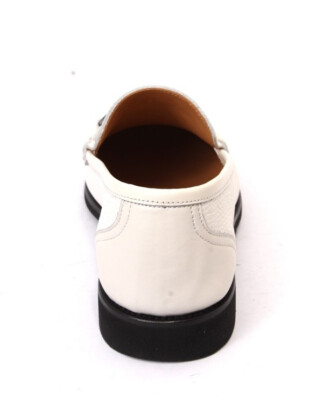 ROBERTO SERPENTINI 48510 White Leather Moccasins Loafers BrugliaMilanoWomen_sShoes-  main image 4