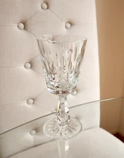 WATERFORD Crystal ROSSLARE (Cut) Claret Wine Glass - 6" - 10 Available