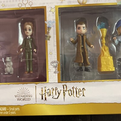 Harry Potter WB 100th Anniversary Set - 8 Magical Minis Figures With 5 Movie Accessories