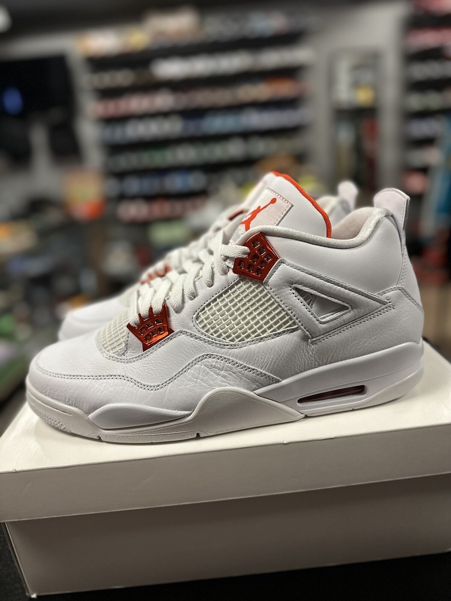 シューズ(男性用) AIR JORDAN 4 RETRO ORANGE Size 13 - Air Jordan 4 Retro Orange Metallic for sale online | eBay