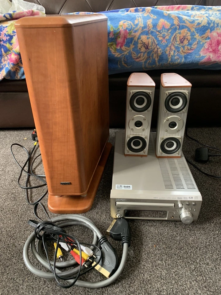 DENON 2.1ADV-M51 MINI AMPLIFIER CD DVD PLAYER, DSW-3L SUB PACKAGE, TUNER, REMOTE - Image 2 of 4