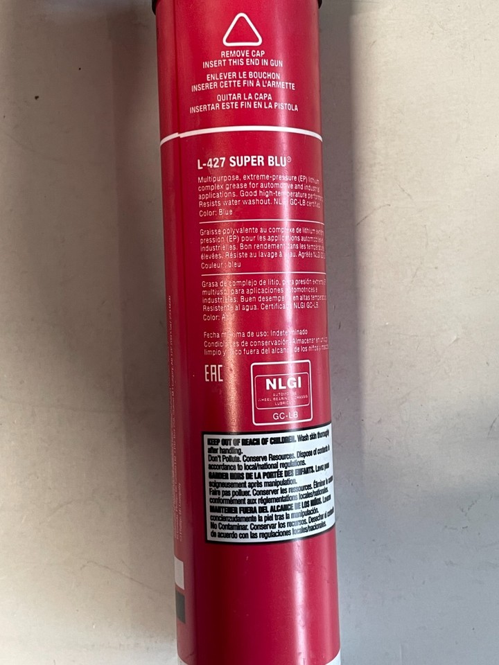 Kendall L427 Super Blu Grease NLGI 2 GCLB MP ExtremePressure 14oz 2