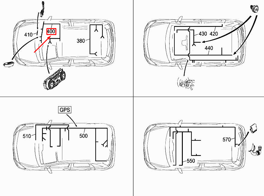 Neu MERCEDES-BENZ B W246 Heizungs- und Klimaanlagenkabelbaum A2465403510