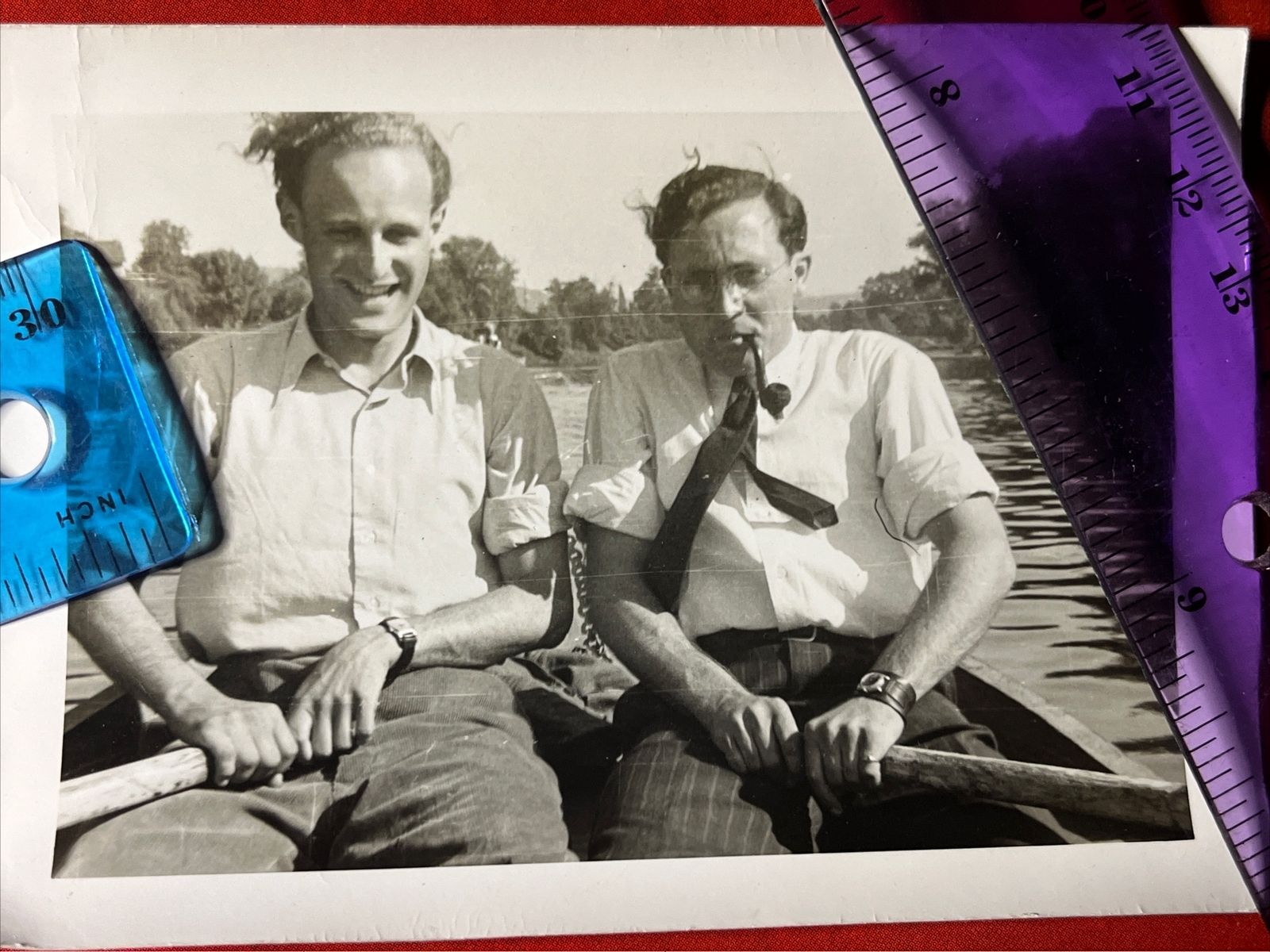 FILA ROWING ROWBOAT uomo PIPE abito camicia OROLOGI ANNI 50 AMERICANA maniche arrotolate