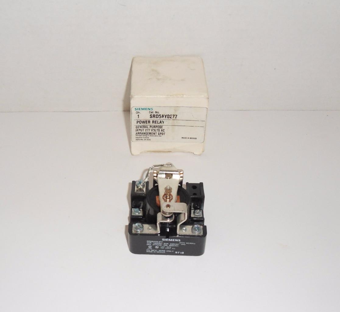 Siemens SRD5AYD277 Power Relay NOS