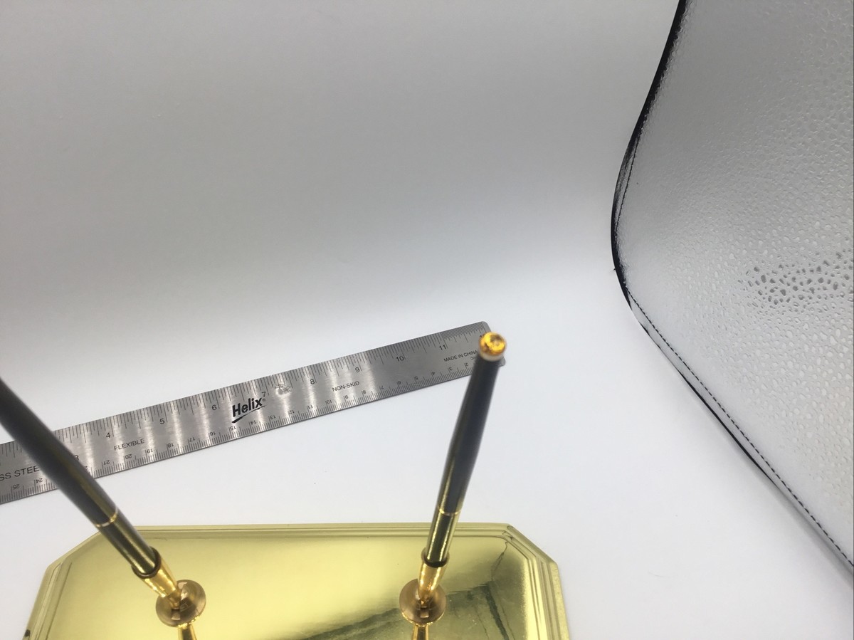 Baldwin Brass Pen Desk Office Set Holder Decor Colibri Pencil | eBay