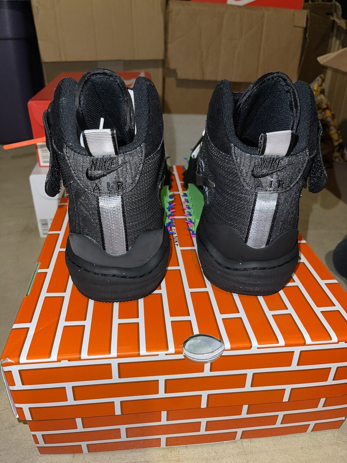 OFF WHITE X NIKE Taglia 13 Nike Air Force 1 x bianco sporco nero 2022