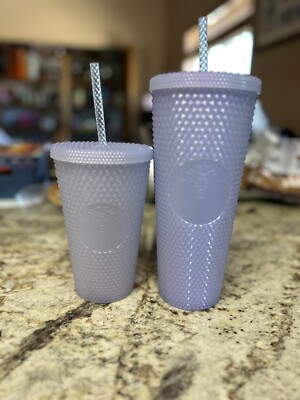 Starbucks 2021 Icy Lavender Holiday Cup Set Venti Grande | eBay