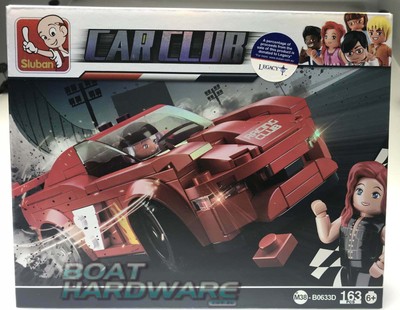 SLUBAN Modellbau-F40 Auto (163 Teile) – Kreativer Bausatz Für Kleine Konstrukteure